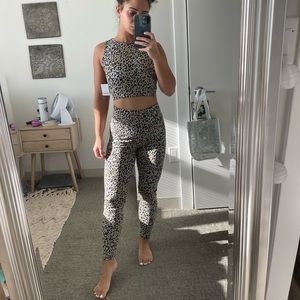 JOSIE NATORI | Matching Cheetah Print Active or Lounge Set